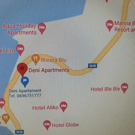 Deni Sea View Appartement Vlorë