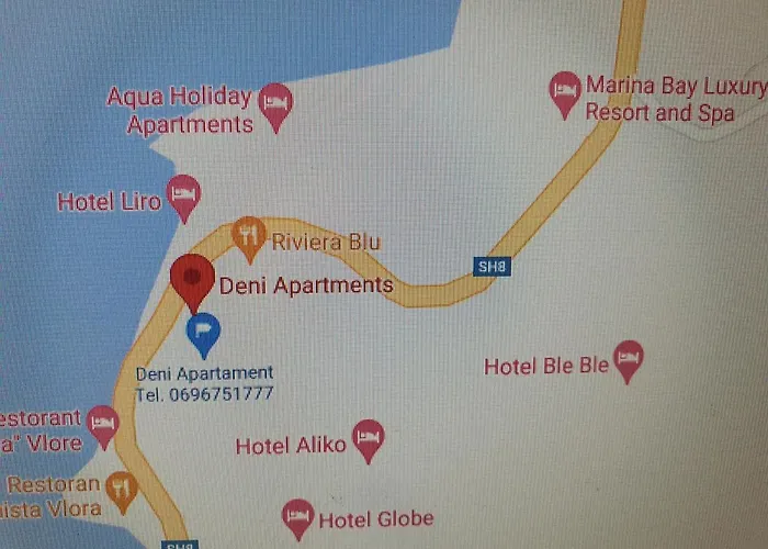 Deni Sea View Appartement Vlorë